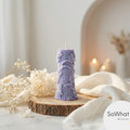 Pillar Candle - Violet Bloom