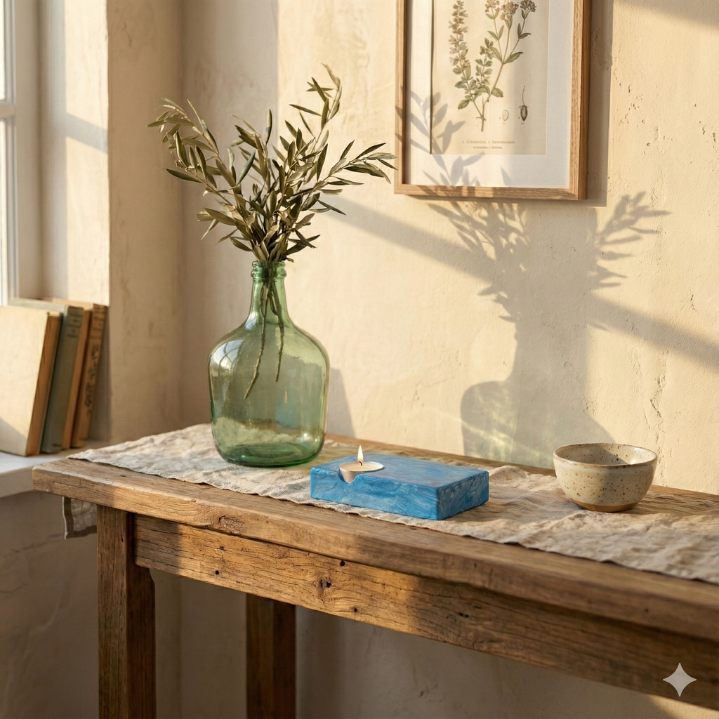 Tealight Holder - Azure Depths