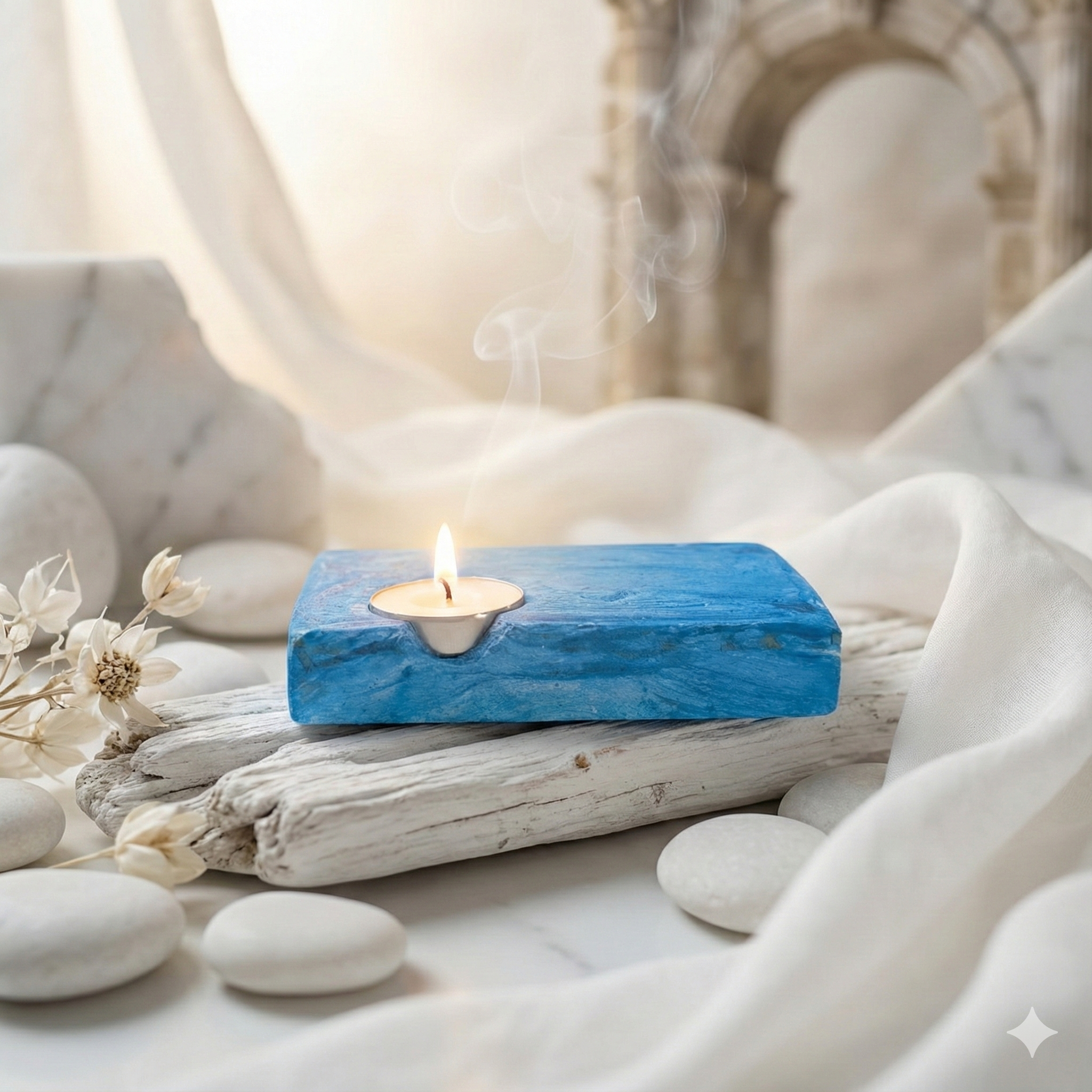 Tealight Holder - Azure Depths