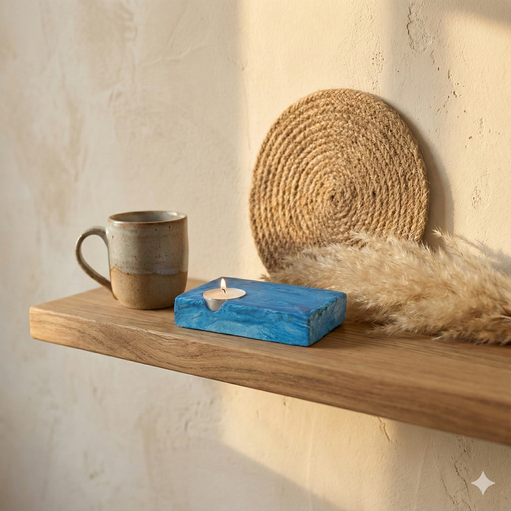 Tealight Holder - Azure Depths