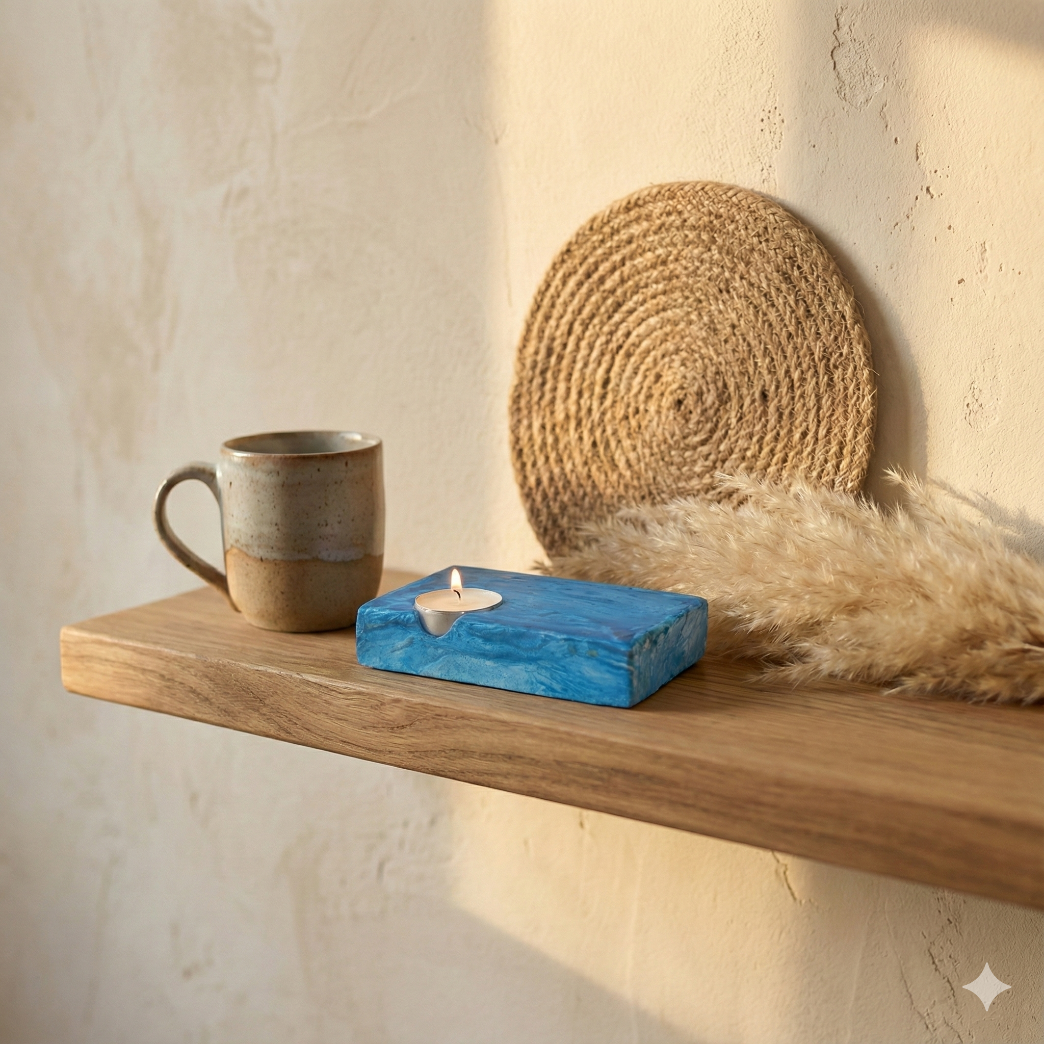 Tealight Holder - Azure Depths