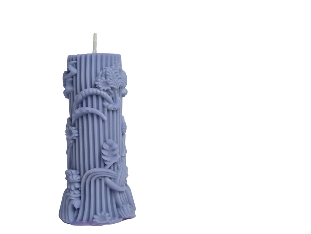 Pillar Candle - Violet Bloom