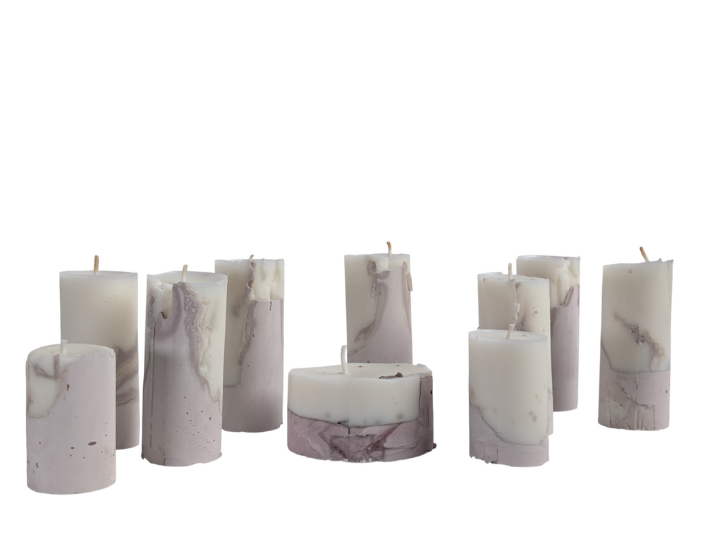 Pillar Candle - Stone & Ash