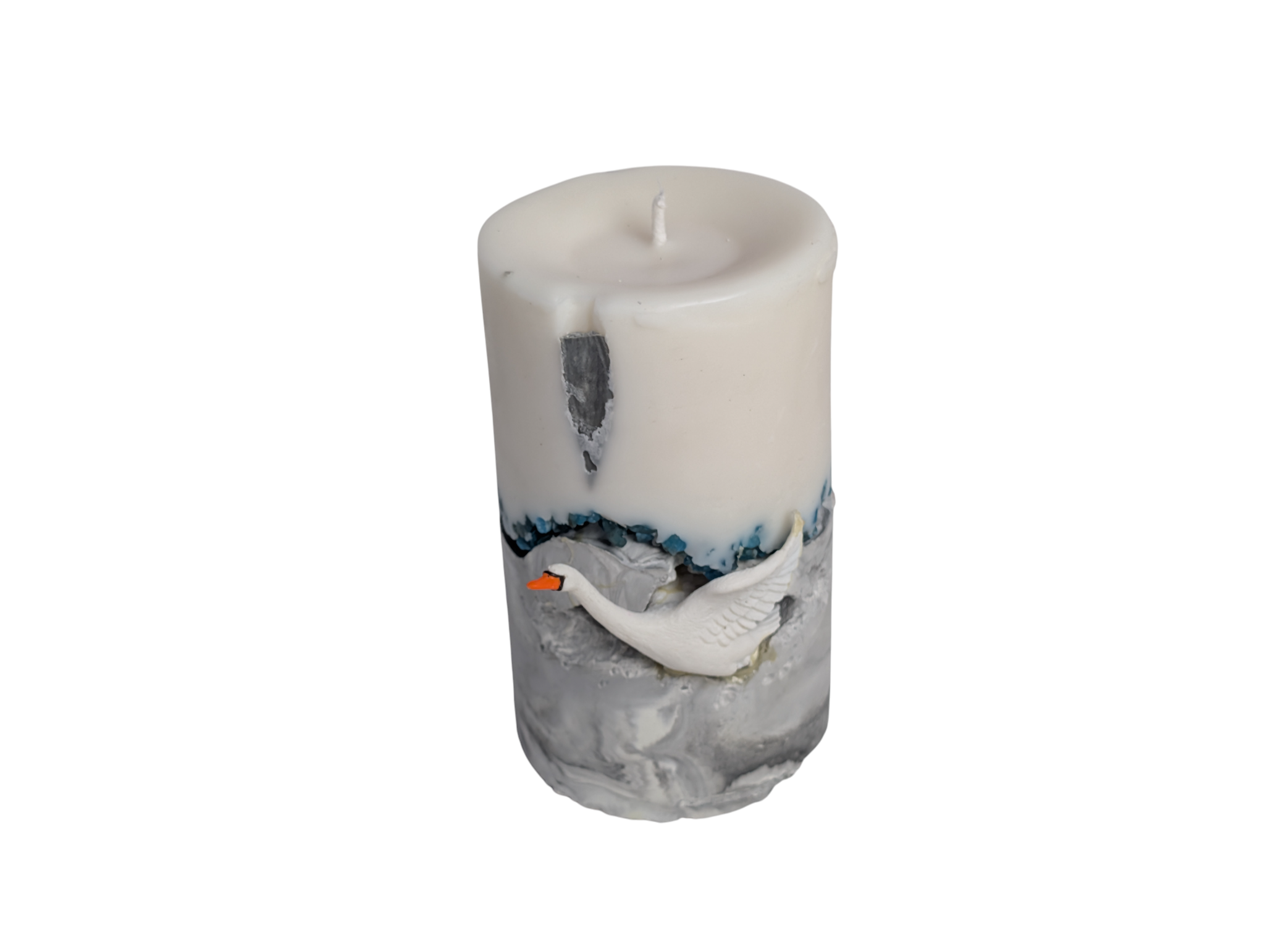 Sculptural Candle - Azure Swan